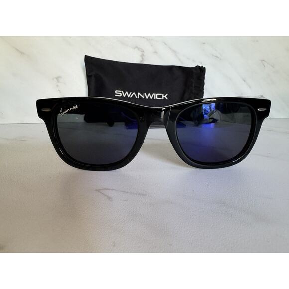 Swanwick Day Classic Sunnies Henley Black regular Glasses  Ref 1006 - Picture 1 of 6